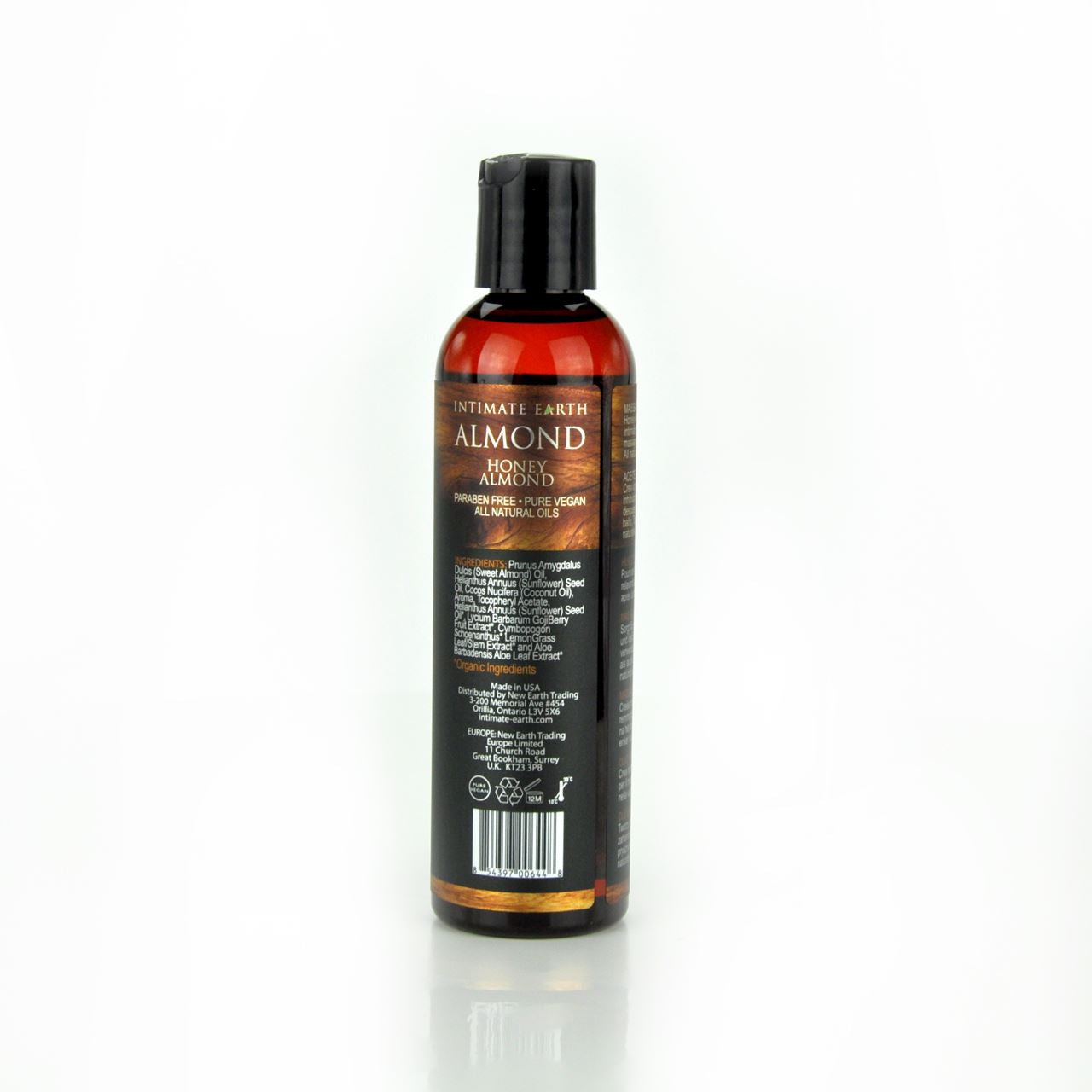 Intimate Earth Almond Aromatherapy Massage Oil - Honey Almond 120ml