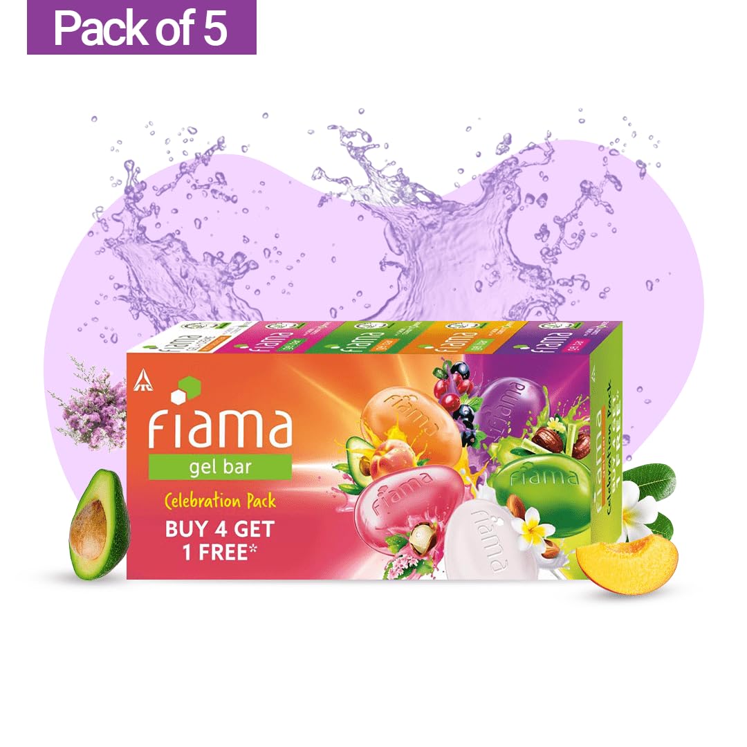 FIAMA Gel bar Celebration Pack  (5 x 100 g)
