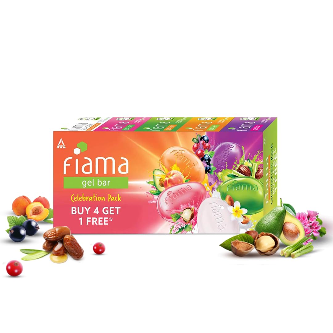 FIAMA Gel bar Celebration Pack  (5 x 100 g)
