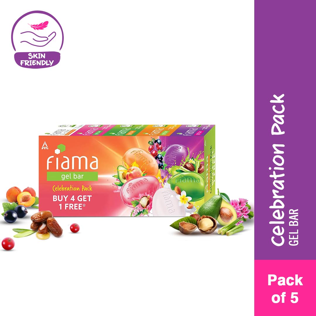 FIAMA Gel bar Celebration Pack  (5 x 100 g)