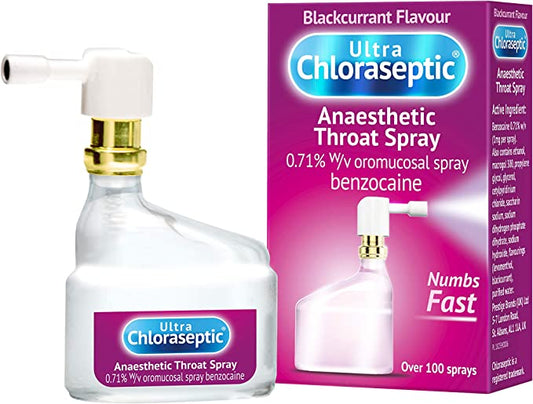 Ultra Chloraseptic Anaesthetic Throat Spray Blackcurrant - 15ml