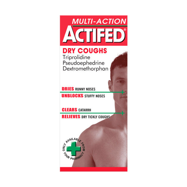 Actifed Multi-Action Dry Coughs - 100ml