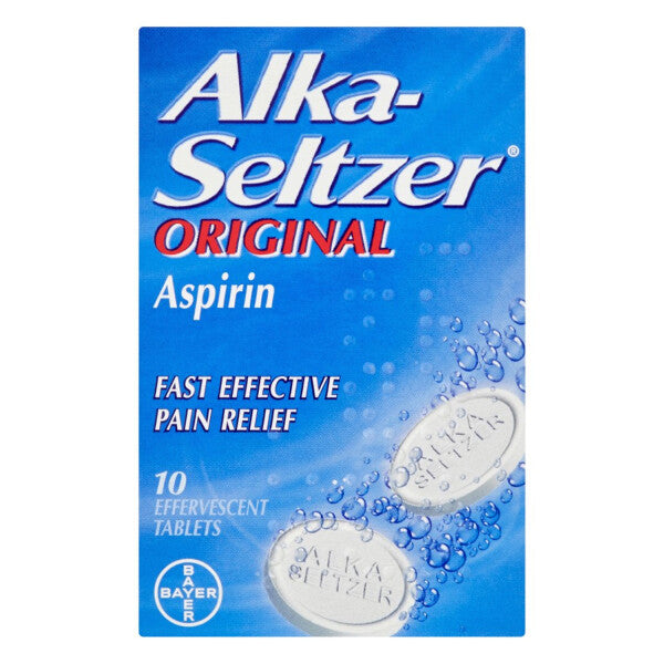 Alka Seltzer Original Pain Relief - 10 Tablets