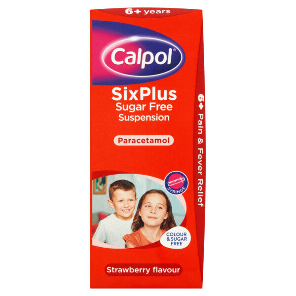 Calpol Six Plus Sugar Free Suspension - 200ml