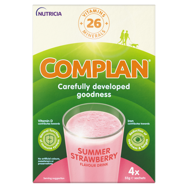 Complan Strawberry Nutritional Drink Multipack