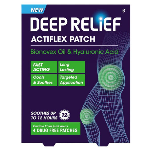 Deep Relief Actiflex Patch - 4 Patches