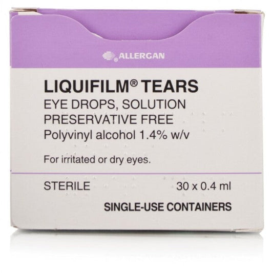 Liquifilm Tears Eye Drops Solution - 30 x 0.4ml