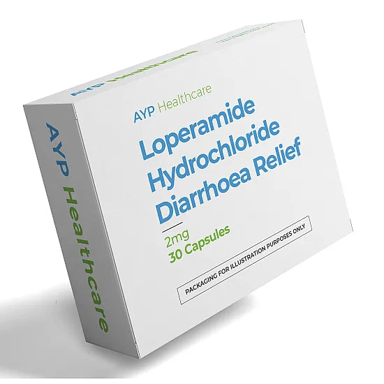 30 Loperamide Hydrochloride Diarrhoea Relief 2mg Capsules