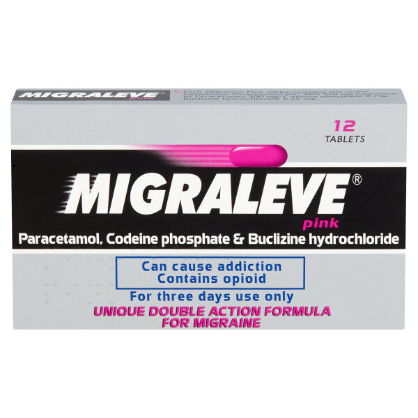 Migraleve Pink - 12 Tablets