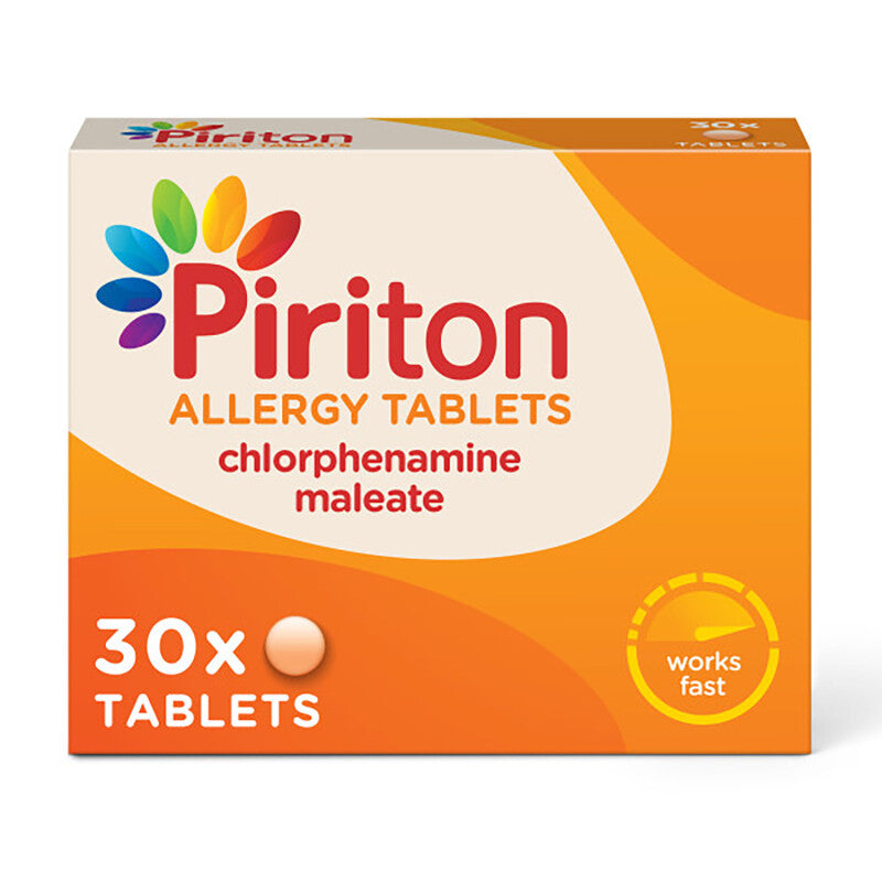 Piriton Hayfever & Allergy Tablets - 30 Tablets