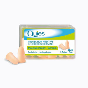 Quies Foam Natural Beige Color 3 Pairs