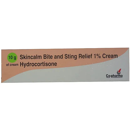 5 x Skincalm 10g Bite and Sting Relief 1% Cream