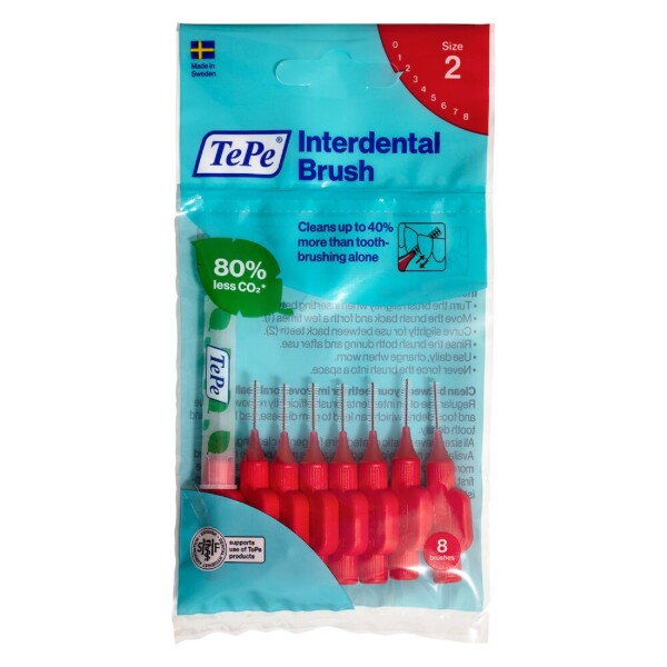 TePe Interdental Brushes Original Red