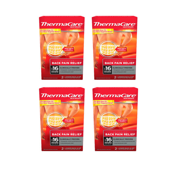 Thermacare Back Heatwraps - 2 Wraps