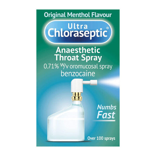 Ultra Chloraseptic Anaesthetic Throat Spray Menthol - 15ml