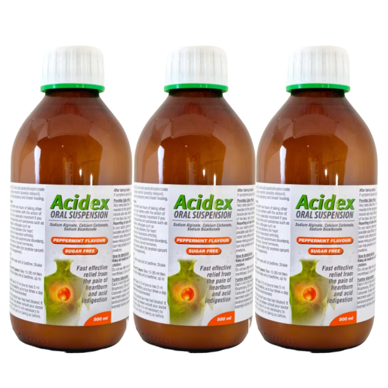 Acidex Original Oral Suspension Peppermint