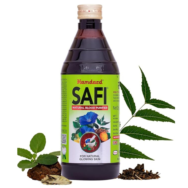 Hamdard Safi Natural Blood Purifier Syrup For Acne Pimple Blemishes Rashes - 100ml
