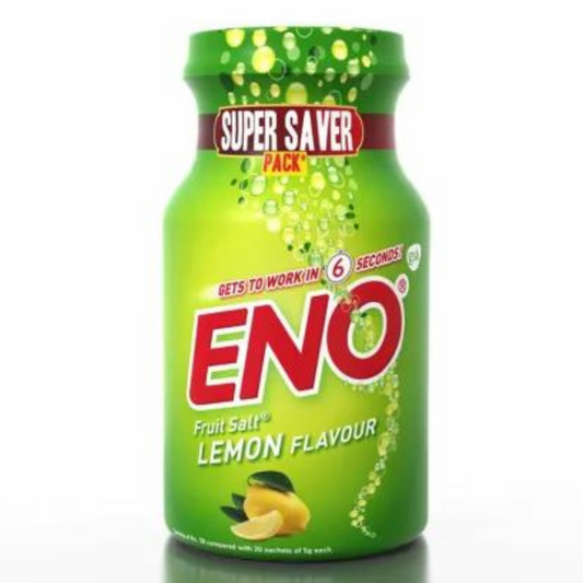 Eno Fruit Salt Lemon Herbs Flavor Relief From Acidity Problem Eno Bottle - 100ml