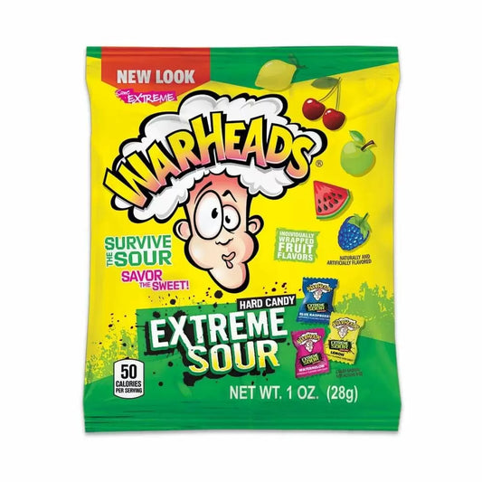 Warheads Extreme Sour Hard Candy 28g