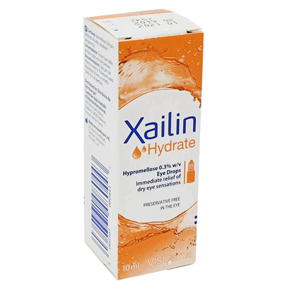 Xailin Hydrate Preservative Free Eye Drops 10ml