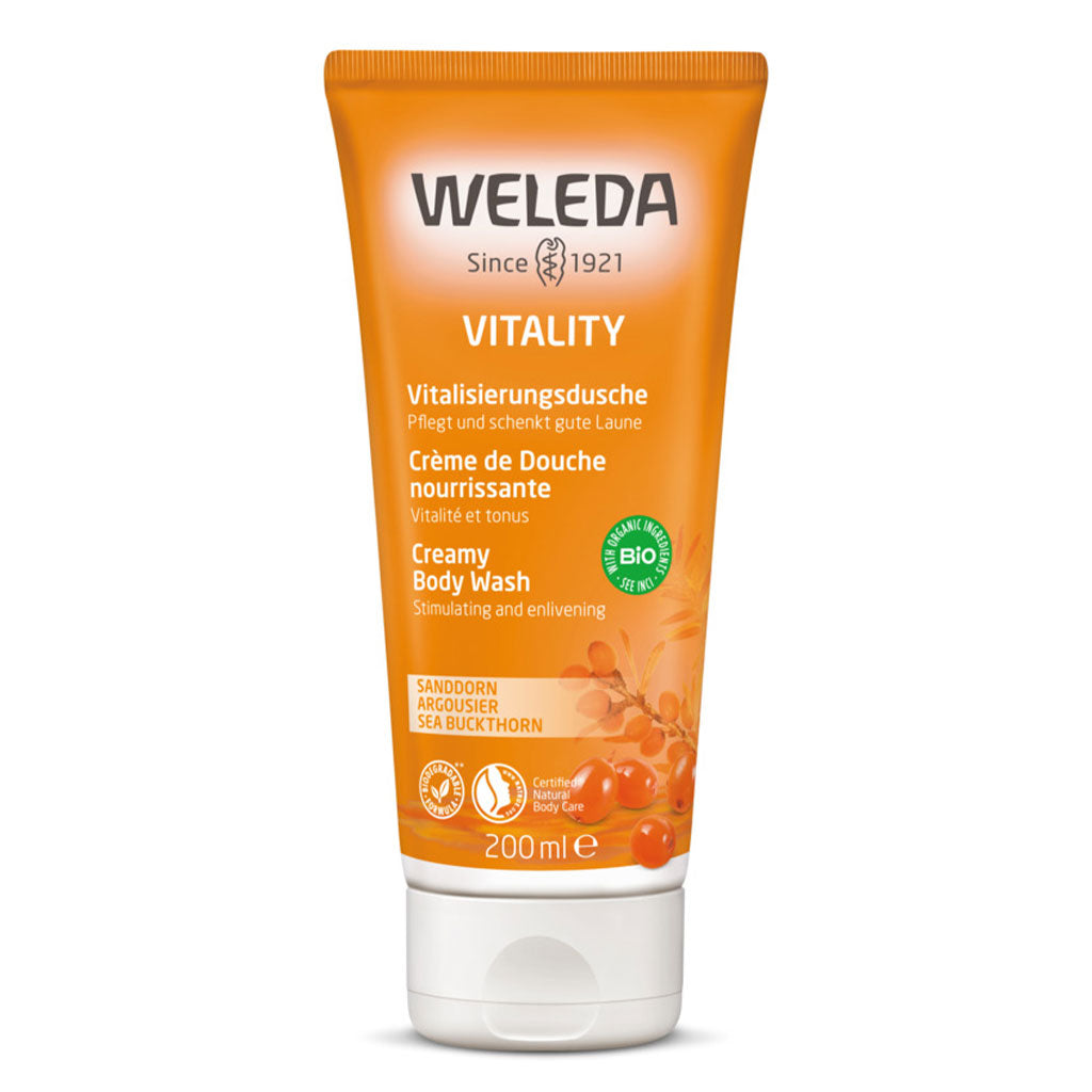 Weleda Sea Buckthorn Creamy Body Wash 200ml