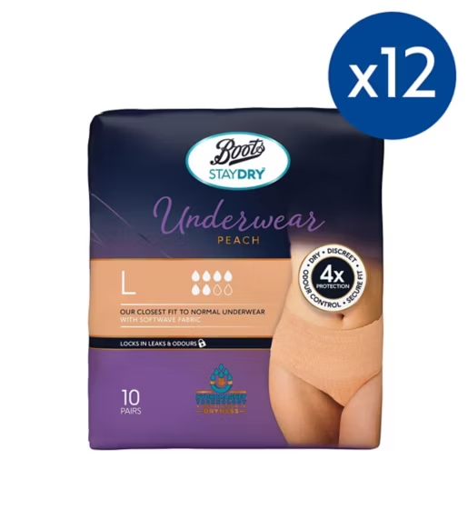 Boots Staydry Underwear Pants Large