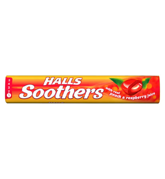 Halls Soothers Peach & Raspberry - Singles