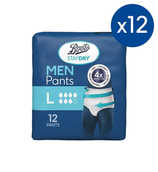 Boots Staydry Men Pants Large