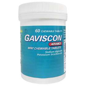 Gaviscon Advance Mint Chewable 60 Tablets