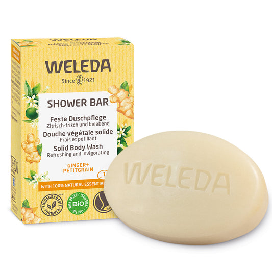 Weleda Shower Bar Ginger & Petitgrain 75g