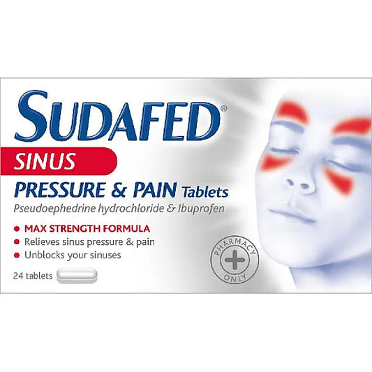 Sudafed Sinus Pressure & Pain Relief