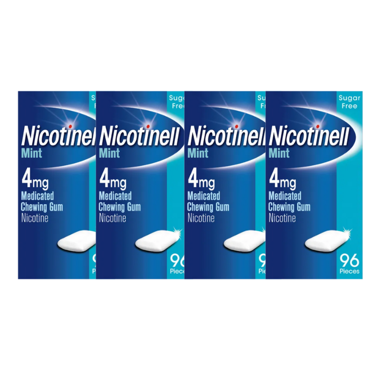 Nicotinell Mint Gum 4mg - 96 Pieces